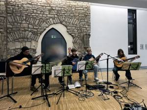 Gitarrenensemble beim Weihnachtskonzert 2025 im Augustinerkloster Erfurt