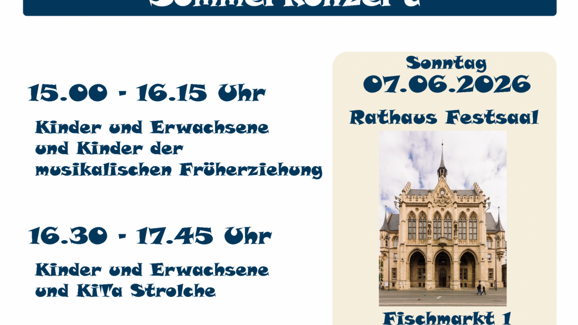 Sommerkonzert rückt immer näher