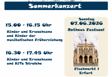 Sommerkonzert rückt immer näher
