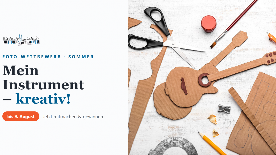 Foto-Wettbewerb „Mein Instrument – kreativ!“