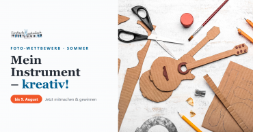 Foto-Wettbewerb „Mein Instrument – kreativ!“